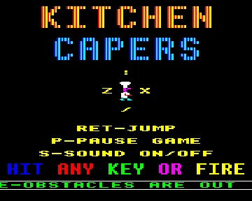 Kitchen Capers (1984)(Jones, Adrian)[BOOT] screen shot title